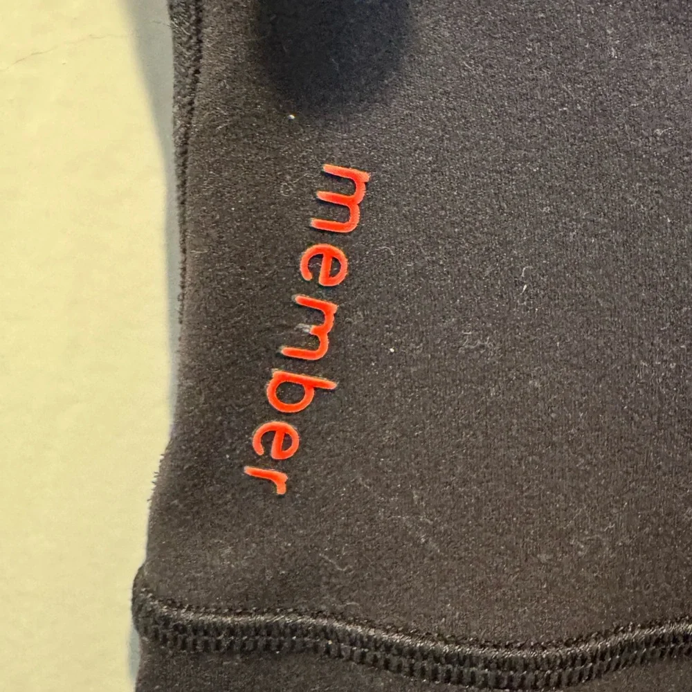 Lululemon Align Black Member Leggings with Red Accents Size 8 - Picture 13 of 13